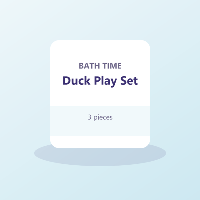 Bath Time Duck Play Set — 3 Pieces